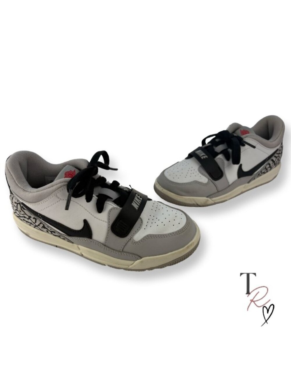Nike Air Jordan Kids Legacy 312 Low White Tech Grey Sneakers Size 1Y